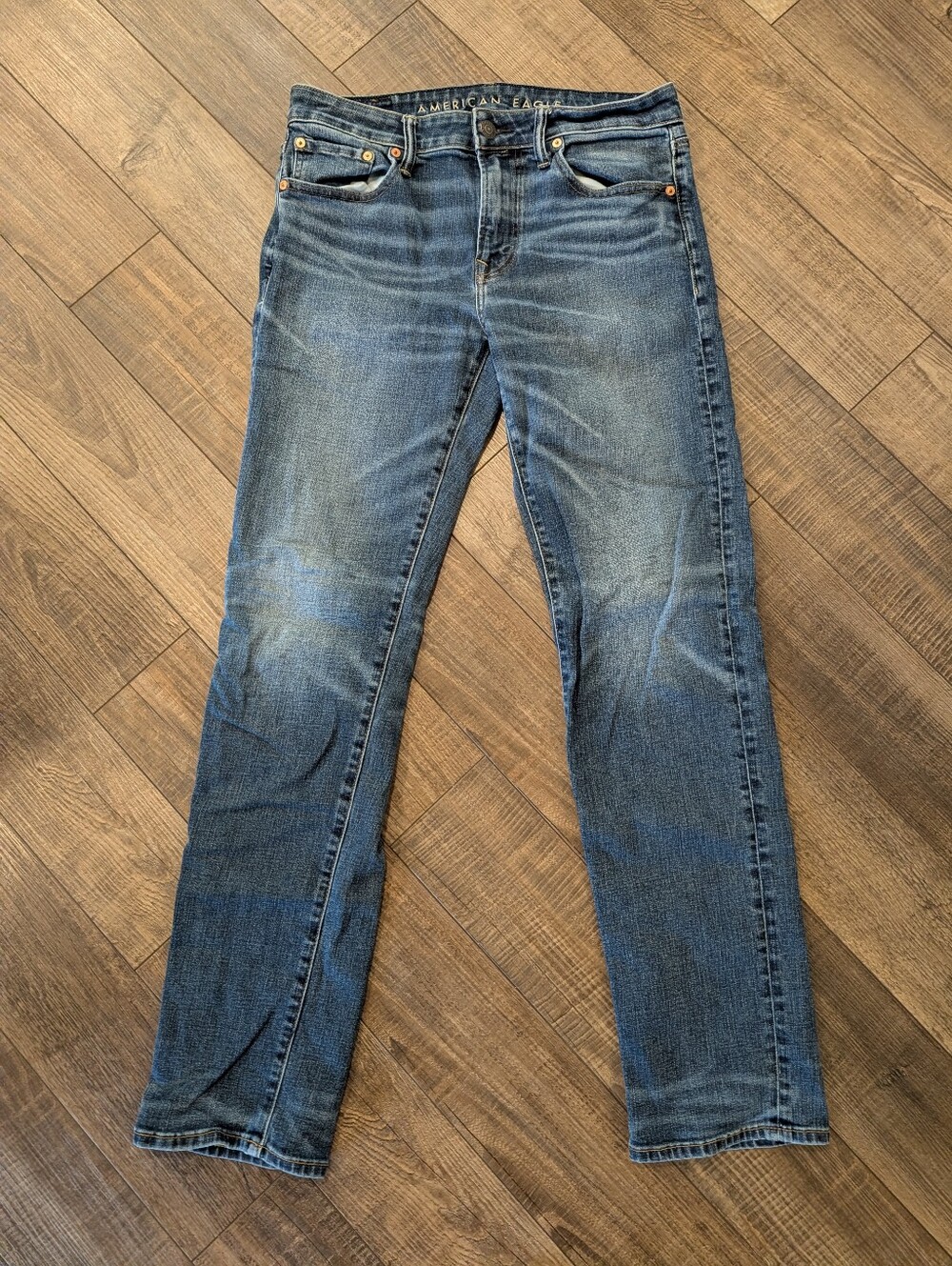 American Eagle Air flex Original Straight Denim Jeans Size 32 x 34